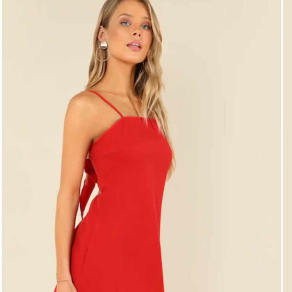 RED HOT MINI DRESS!!